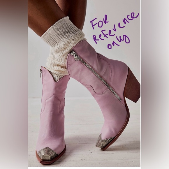 Brayden Western Boots 👢 in lilac 😍 Free People New 🆕 & Never Worn - Picture 13 of 17